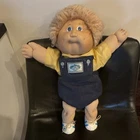 Cabbage Patch Kids 16in Boy Doll 1983 Signed Xavier Roberts Blonde