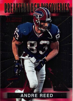 2000 Bowman Football Andre Reed Breakthrough Disc. #BD7 NM/MT BUFFALO BILLS