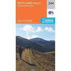 Pentland Hills by Ordnance Survey (Sheet map, folded, 2015)