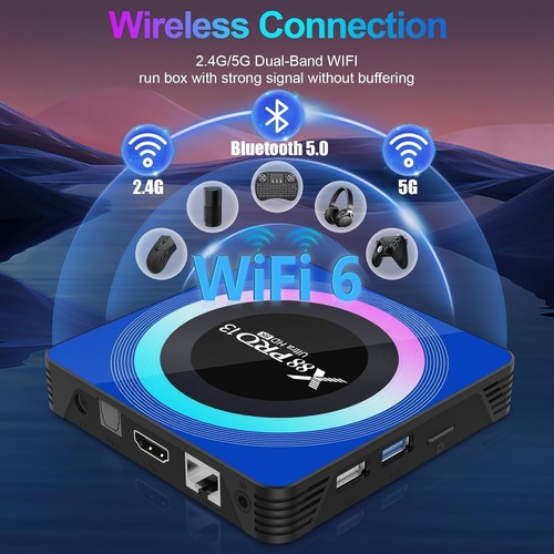 Android 13.0 TV Box with 4GB RAM & 32GB ROM - 8K HDR+ Streaming Experience - Picture 8 of 11