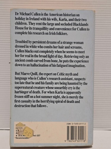 Banshee by Michael Scott Small Paperback 1990 Irish Folklore Horror - Picture 2 of 9