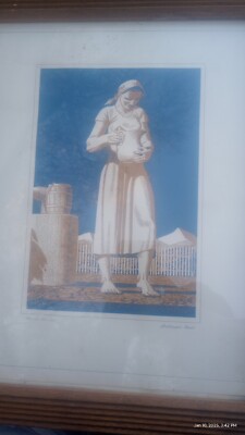 The Full Pitcher by Rockwell Kent ~ Limited Edition Print ~ Schering 1940s