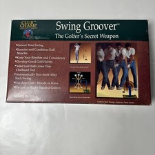 SWING GROOVER Golf Practice Heavy Duty Metal Outdoor Swing Trainer NIB From 1995