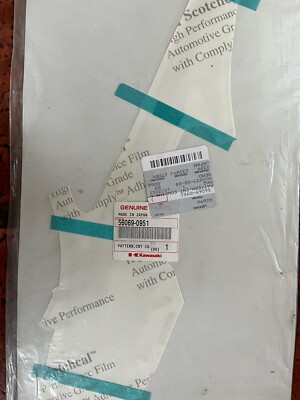 Kawasaki ZX-14R ZX1400 NINJA 2011 CENTER COWLING DECAL LH 56069