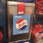 NEW 2004 Pepsi Collectible Tin W/Cracker Jacks, 4 Fountain Glasses, Sealed — photo 2