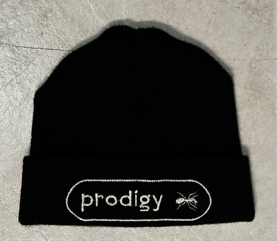 1997 the Prodigy smack my bitch up beanie hat trip hop vtg 90s rave techno shirt