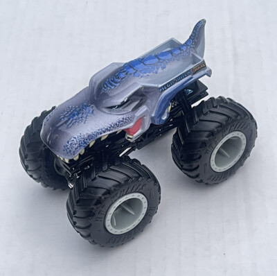 Rare Hot Wheels Monster Jam Grey MEGA-WREX Truck 1:64 Shark Dinosaur  Thailand