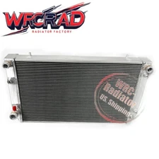 2Rows Aluminum Radiator For 1976-1996 Jaguar XJS V12 / XJ12  5.3L 6.0L V12 A/MT