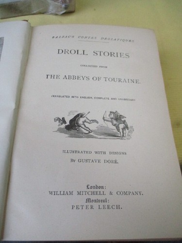DROLL STORIES From ABBEYS of TOURAINE,C.1880,Gustave DORE,Illustrated - Picture 2 of 6