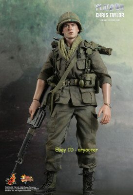 Hot Toys MMS135 Platoon Chris Taylor 1/6 Action Figure In Stock | eBay