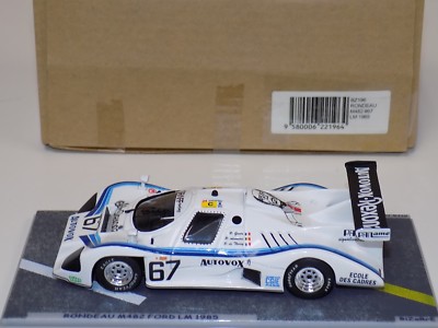 RONDEAU M 482 n° 47 LE MANS 1986 DECAL 1/43e