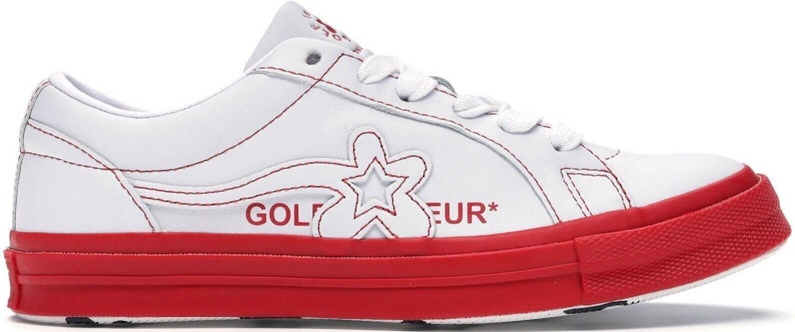 Size 9.5 - Golf Le Fleur x Converse One Star Ox Racing Red for