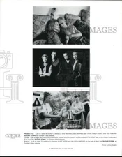 1999 Press Photo Crew and actors in scenes from the movie "Sugar Town."