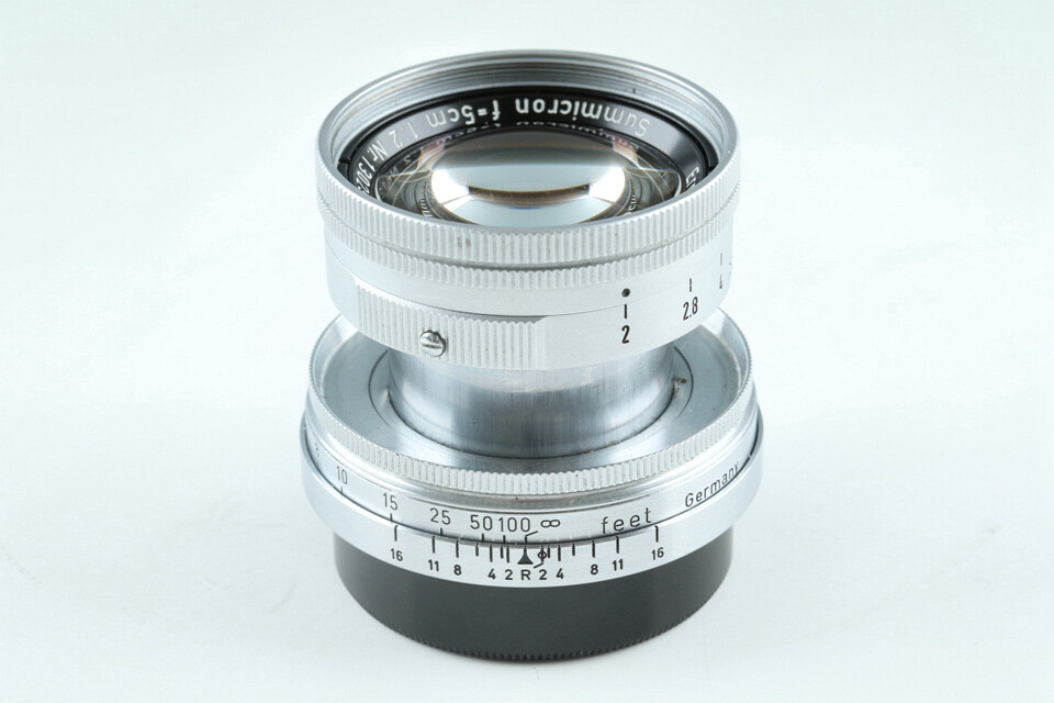 Leica Leitz Summicron 50mm F/2 Lens for Leica L39 #38739 T Leica Leitz Summicron 50mm F/2 Lens for Leica L39 #38739 T