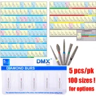 0.99 5Pcs Dental Diamond Burs for High Speed Handpiece FG1.60mm Polishing Burs