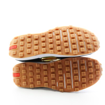 Nike Waffle One Go The Extra Smile Shoes Black Yellow Mens  display picture 1