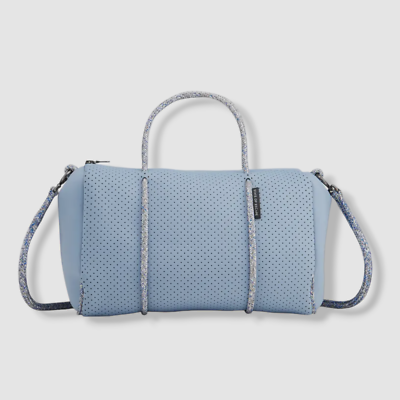 バッグ STATE OF ESCAPE Prequel S $356 State of Escape Women's Blue Prequel Logo Zip Perforated