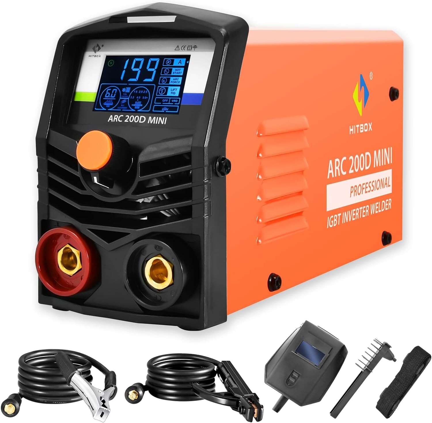 Soudeur à ARC 200A HITBOX poste de soudure inverter 2 en 1 pour électrodes