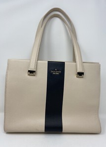Kate Spade New York a Rayas Beige/Negro Grande Bolso de hombro | eBay