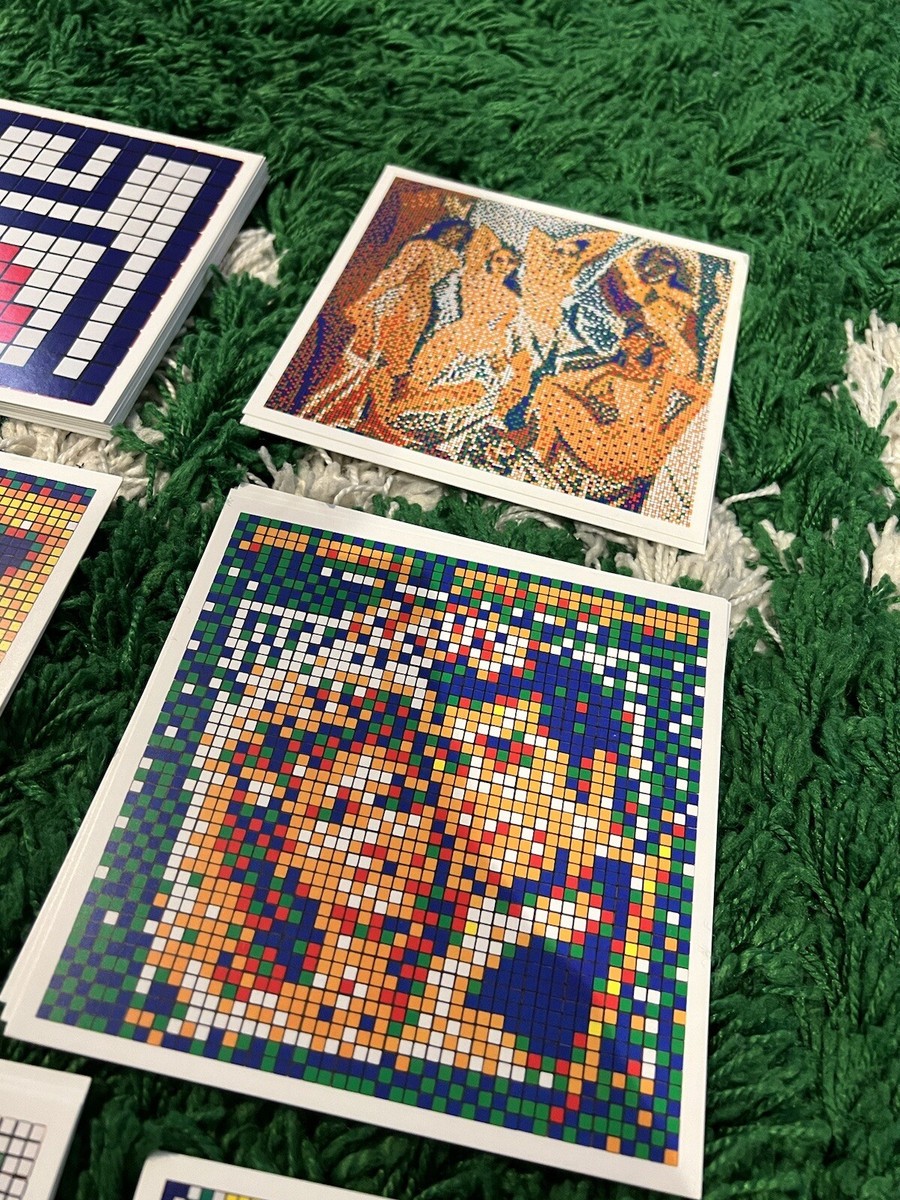 Invader Rubikcubist MIMA Museum Exclusive Post Card