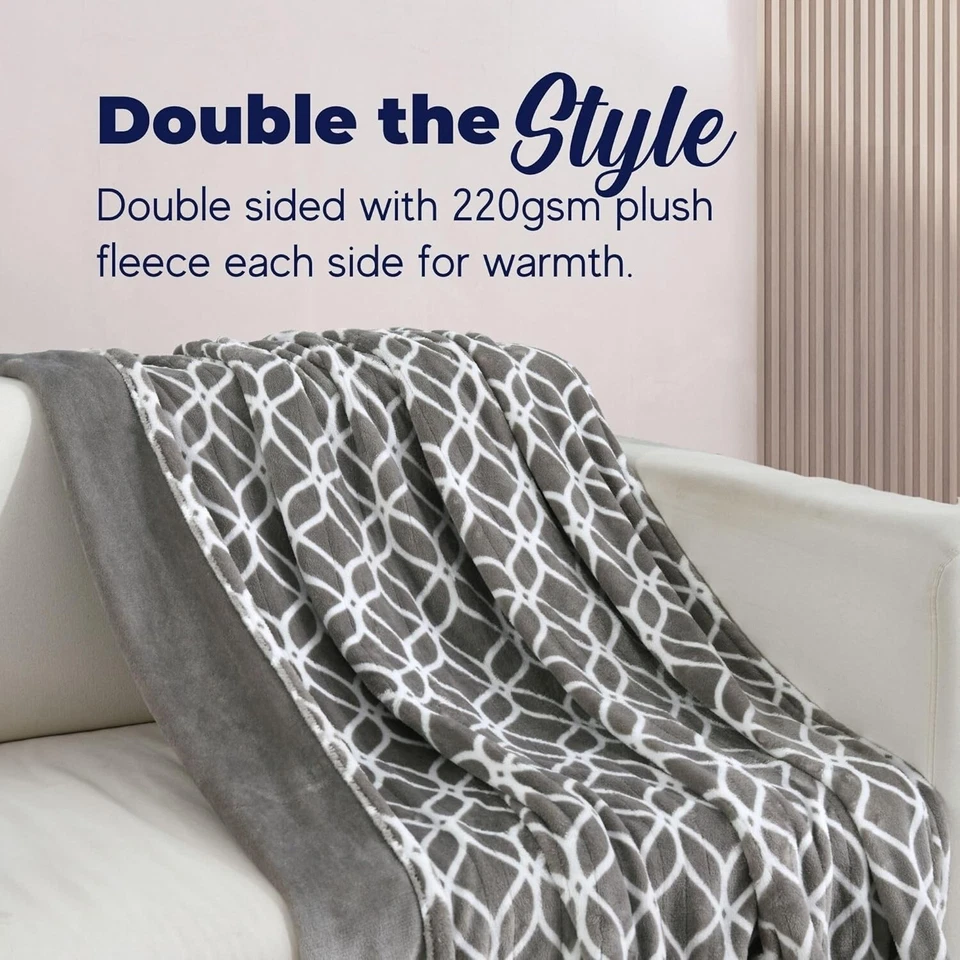 Manta térmica eléctrica Dreamaker One-Touch polar (50x60 pulgadas) gris Foto 2 de 4