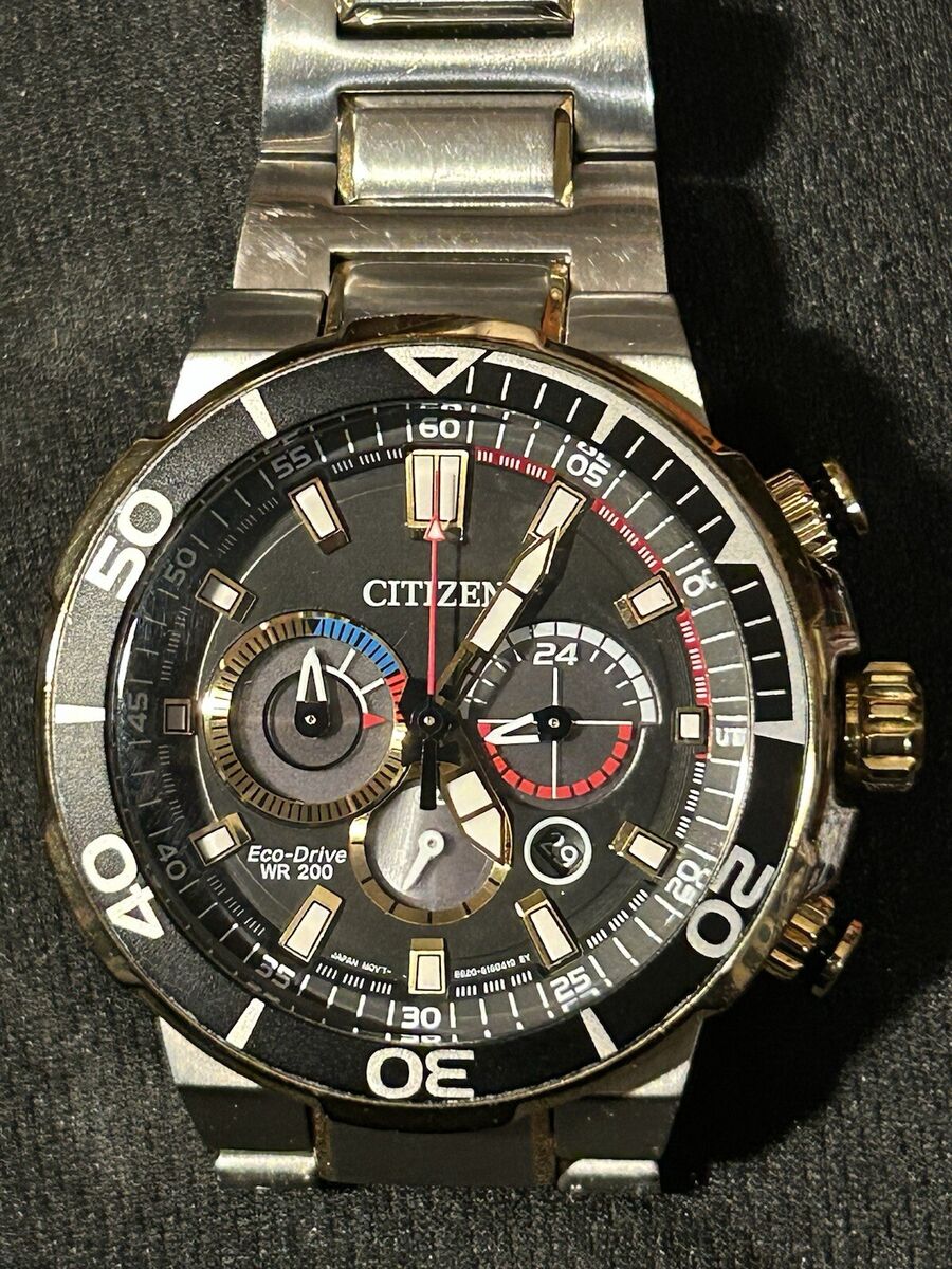 Citizen Eco-drive WR200 B620 Chronograph Stainless Steel Citizen Eco-drive WR200 B620 Chronograph Stainless Steel