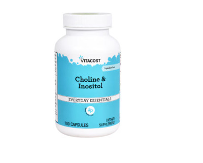 Vitacost Choline & Inositol, 100 Capsules