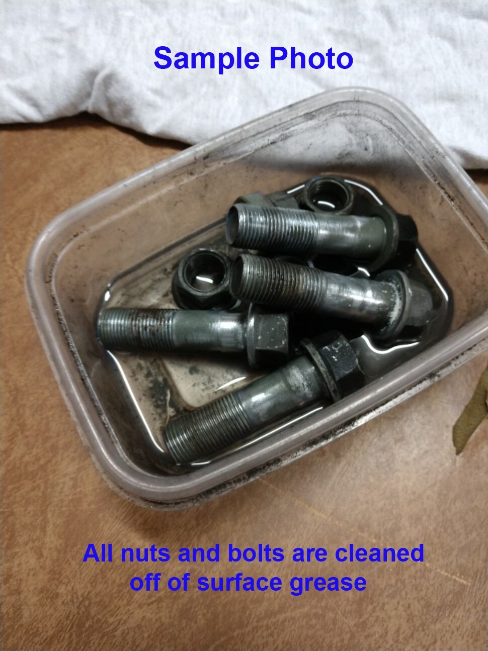 1990 to Early 2000 Toyota and Lexus Front Strut Mounting Bolts Genuine OEM