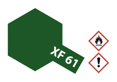 81361 Tamiya XF-61 Dunkelgrün matt 23ml (1l=238,70 ), Acrylfarbe, wasserlöslich