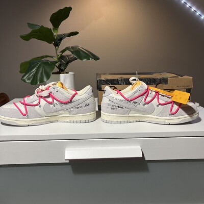 Off-White×Nike Dunk Low No.17【美品】 Nike x Off-White Dunk Low 'Lot 17 of 50' DJ0950-117 With Box