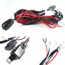 Universal Relay Harness Wire Kit Led Onoff Switch For Fog Lights Hid Worklamp Universal Relay Harness Wire Kit Led Onoff Switch For Fog Lights Hid Worklamp