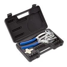 NEW Cal-Hawk Hand Held Power Punch Sheet Metal Hole Punch Kit FREE SHIPPING