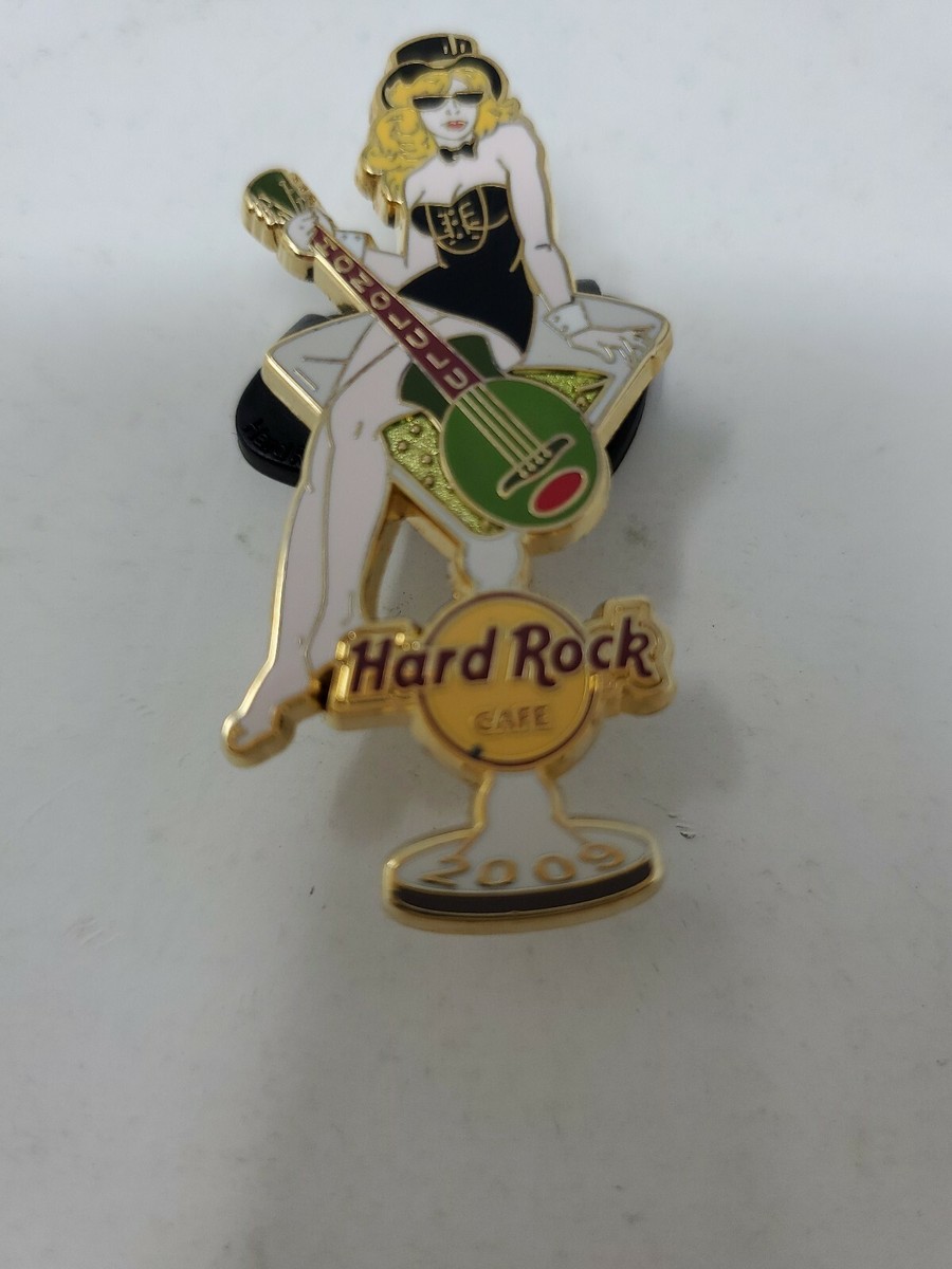 ミュージシャン RILY Heart Pins White Hard Rock Cafe Pin 2009 Honolulu Razzle Dazzle Martini Girl