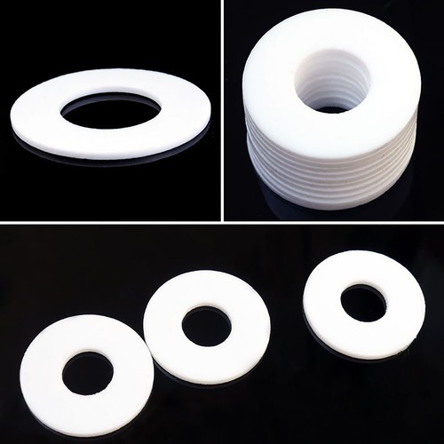 Joint d'étanchéité anneau plat pour rondelle / entretoises en PTFE 2/3 mm d'épaisseur blanc ID 6mm-325mm - Photo 3/26