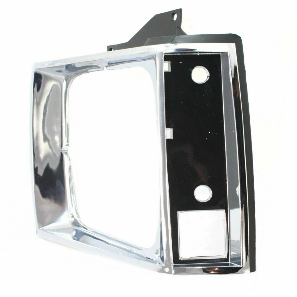 For 1982-1990 Chevrolet S10 GMC S-15 Headlights Bezel Trim Left & Right Set of 2 - Image 3 of 4