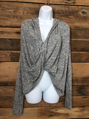 Womens Zella From Nordstrom’s Draped Front Pullover Hoodie Swearshirt Sz S 