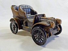 1906 Oldsmobile Buggy Car Still Bank Banthrico Vintage 1974 Metal Wheels Roll