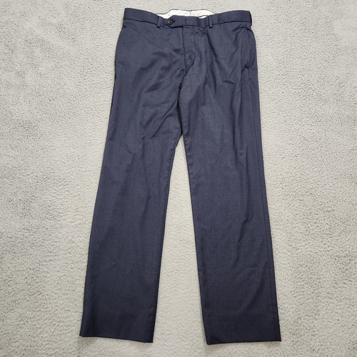 Brooks Brothers 1818 Pants Mens 36x32 Blue Traditional Reda Italian Fabric Dress
