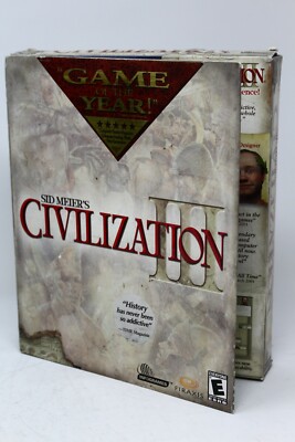 Sid Meier's Civilization III - Game of the Year - PC - strategy game - SEE DESC