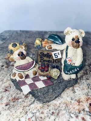 Shelly Bears 1997 Vegetable Stand Heartfelt Figurine Fruit Watermelon  Seed