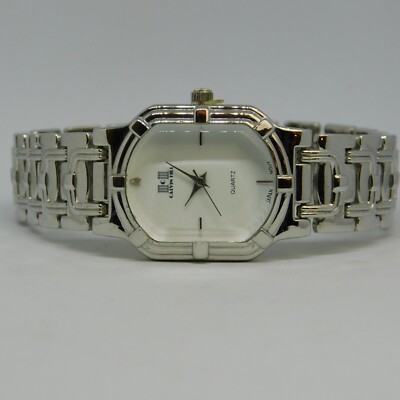Vintage Calvin Hill Ladies Wristwatch Quartz Silver Tone Vintage Calvin Hill Ladies Watch - Etsy main image 4