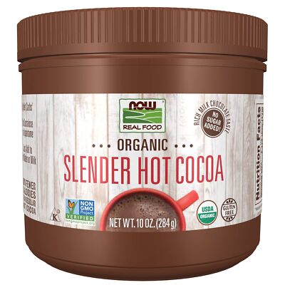 Slender Hot Cocoa 10 Ounce No Sugar Added Flavored Drink Mix Cocoa Lovers