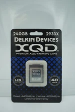 Delkin Devices XQD Card 240GB New