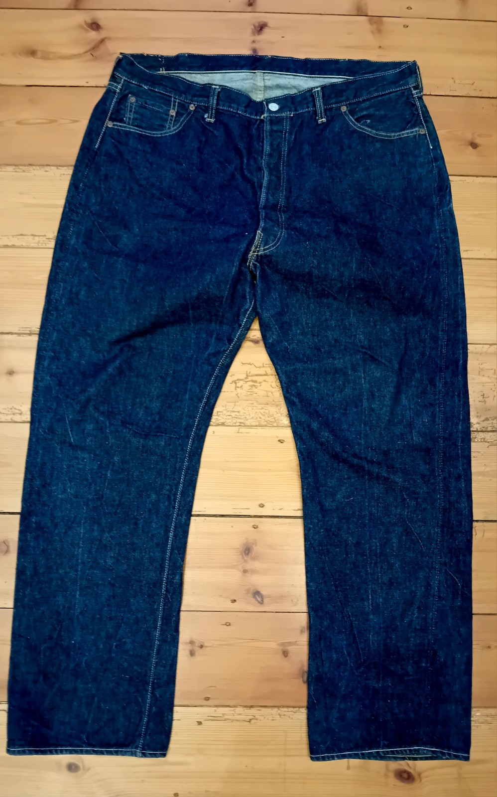 Levis Big E 501 late 50's vintage original stamp inside pocket