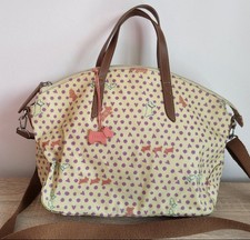 Radley Hibbert 2014 - Pink & Yellow Oilcloth multi Way Handbag 