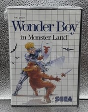 Wonderboy In Monster Land Sega Master System con manuale retrò 1988 #1180