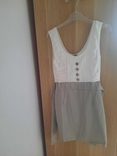 TFNC White/beige Dress Size M (Small) 