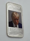 Wanted For President Donald Trump MAGA 1ozt 999 Silver Bar Colorized - RARE