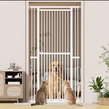 51"-87" Extra Tall Pet Gate for Cats 29.5"-40.5" Wide Pressure Mounted
