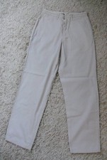 Pantaloni chino premium da uomo * DKNY * Donna Karan taglia 32 beige chiaro TOP!